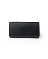 Club Rochelier Full Leather Ladies Clutch Wallet With Gusset In Black