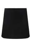 Weworewhat Mini Split Miniskirt In Black