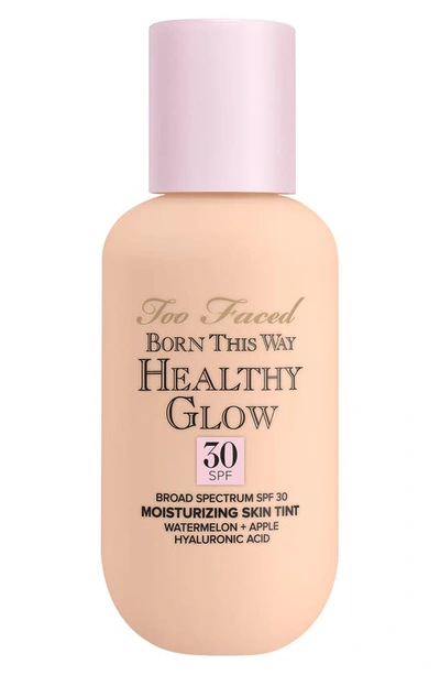 Too Faced Born This Way Healthy Glow Spf 30 Skin Tint Foundation Porcelain 2.03 oz / 60ml In Porcelain