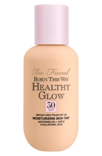 Too Faced Born This Way Healthy Glow Spf 30 Skin Tint Foundation Vanilla 2.03 oz / 60ml In Vanilla