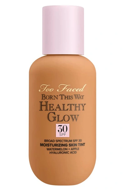 Too Faced Born This Way Healthy Glow Spf 30 Skin Tint Foundation Warm Sand 2.03 oz / 60ml In Warm Sand