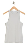 James Perse Ribbed Knit Tank In Foam