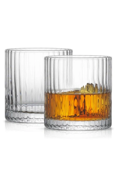 Joyjolt Elle Whiskey Glasses In Clear