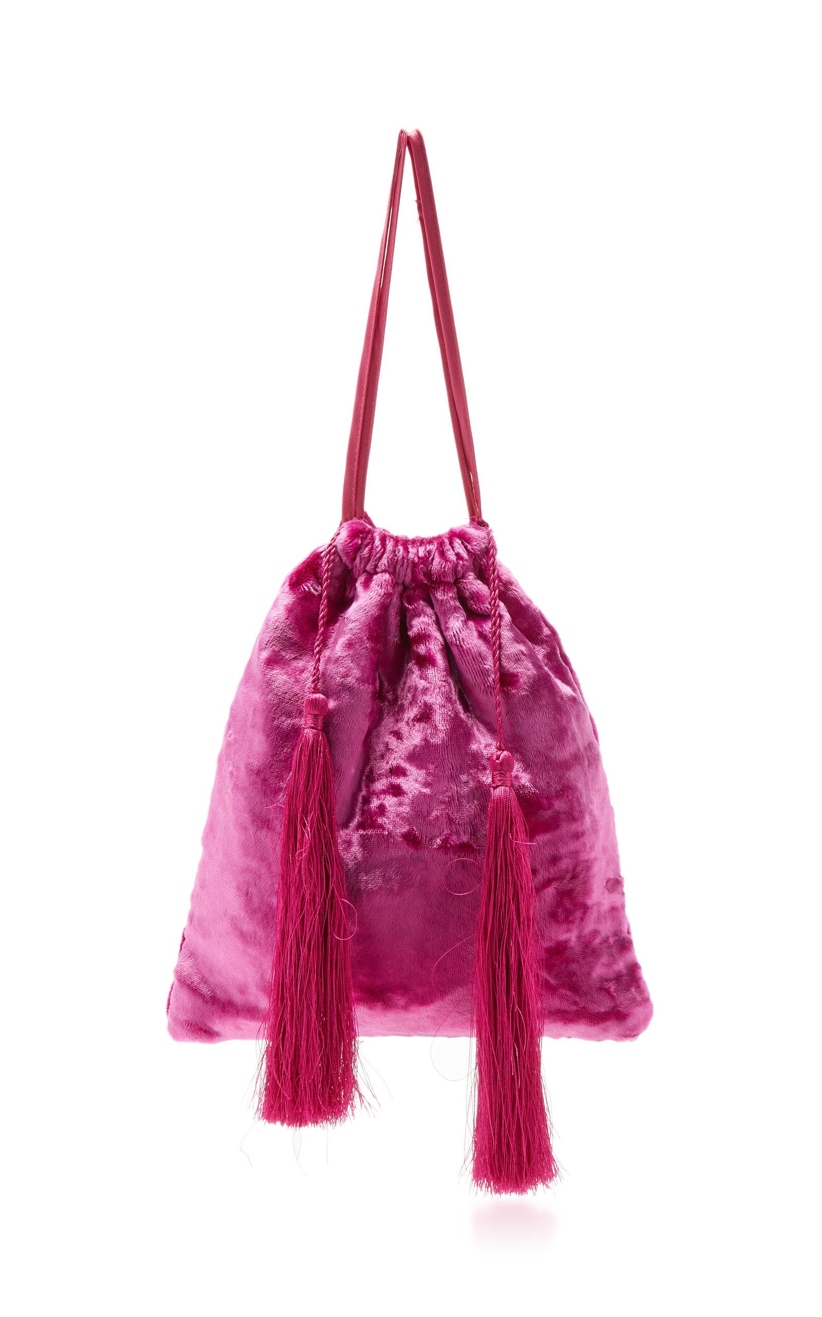 velvet pouch bag