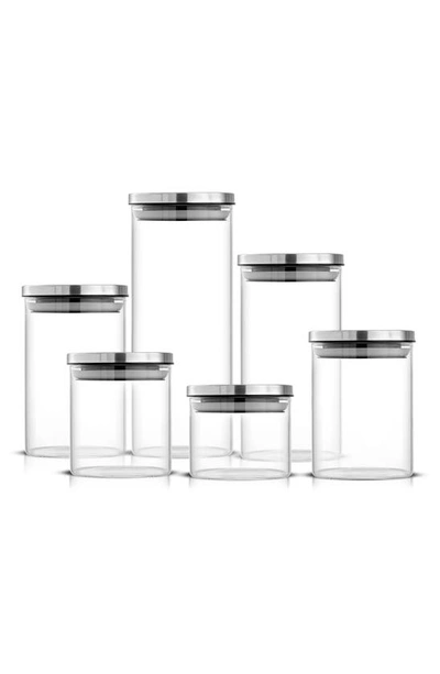 Joyjolt Storage Jars In Clear