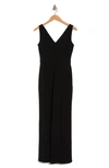 Maggy London Princess Seam Jumpsuit In Black