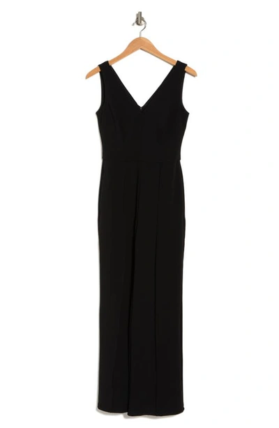 Maggy London Princess Seam Jumpsuit In Black