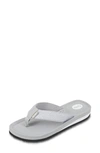 Floopi Sofia Sparkly Flip Flop In Grey