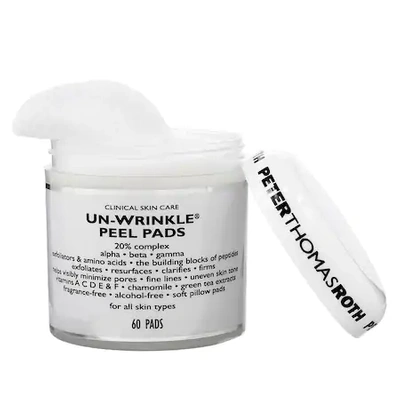 Peter Thomas Roth Un-wrinkle Peel Pads-60 Count In White