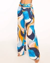 Ramy Brook Joss Wide Leg Pant In Retro River