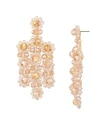 Kate Spade New York Gold-tone Colored Bead Flower Drop Earrings In Blush