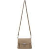 Givenchy Small Gv3 Leather Crossbody Bag - Beige In Linen