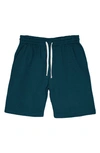 Fleece Factory Core Fleece Shorts In Deep Teal