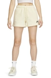 Nike Women's  Sportswear Club Fleece Mid-rise Shorts In White