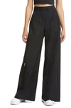 Nike Women's  Sportswear Collection High-waisted Wide-leg Woven Pants In Black