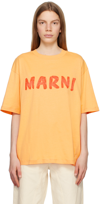 Marni T-shirt In Orange