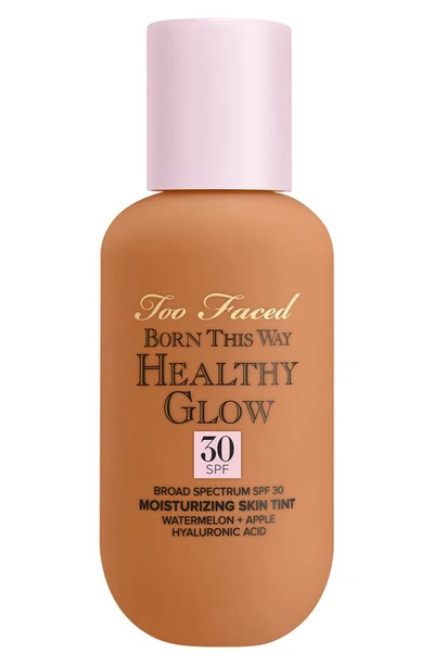Too Faced Born This Way Healthy Glow Spf 30 Skin Tint Foundation Butter Pecan 2.03 oz / 60ml In Butter Pecan