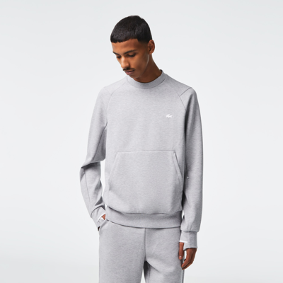 Lacoste Kangaroo Pocket Sweatshirt - S - 3 In Grey