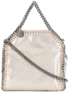 Stella Mccartney Tiny Falabella Tote Bag In Metallic