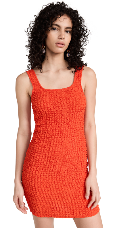 Rails Julie Textured Tank Dress In Cherry