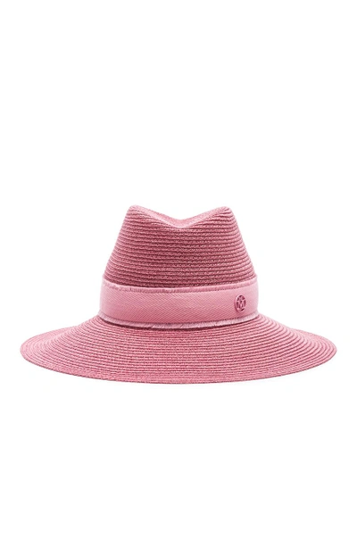 Maison Michel Kate Hat In Pink