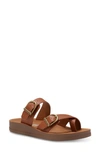 Eastland Savannah Toe Loop Slide Sandal In Tan