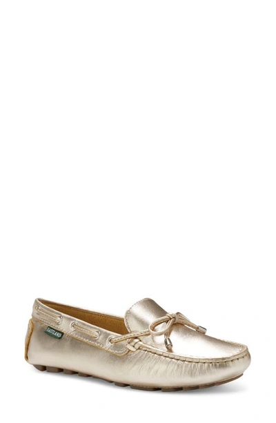 Eastland Marcella Bow Driving Loafer In Gold