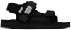 Suicoke Black Was-cab Sandals