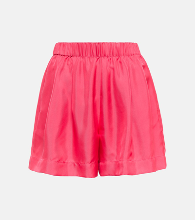 Asceno Pink Zurich Shorts In Hot Pink