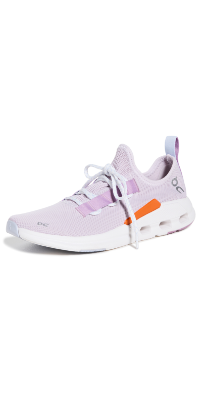 On Women's Cloudeasy Knit Low Top Sneakers In Pink