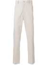 Prada Straight Leg Trousers In Neutrals