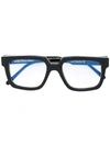 Kuboraum Square Frame Glasses In Black