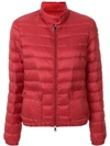 Moncler Puffer Jacket In Red