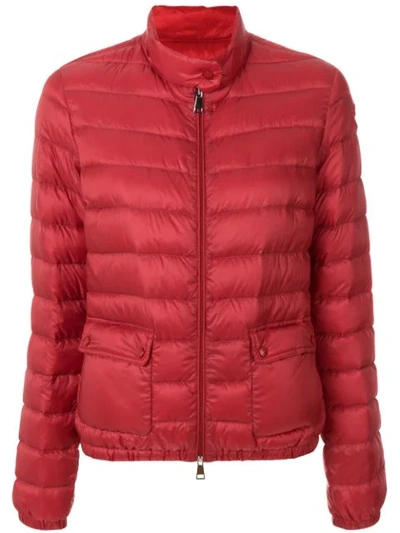 Moncler Puffer Jacket In Red