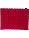 No Ka'oi No Ka' Oi Textured Clutch Bag In Red