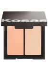 Kosas Color & Light Cream Blush & Highlighter Palette In Velvet Melon