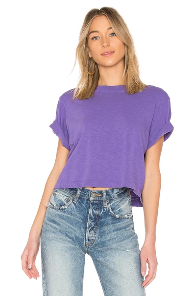 Cotton Citizen Tokyo Crop Tee In Purple