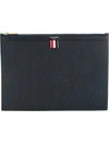 Thom Browne Zipped Clutch Bag - Blue