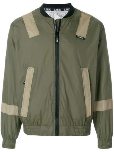 Upww Banded Bomber Jacket In Green