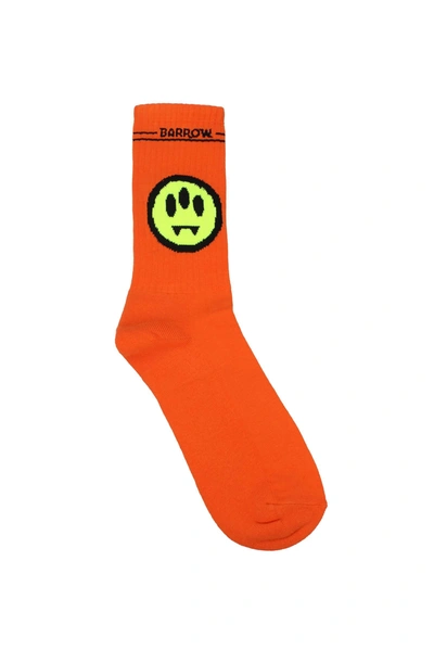 Barrow Socks Cotton Orange Black