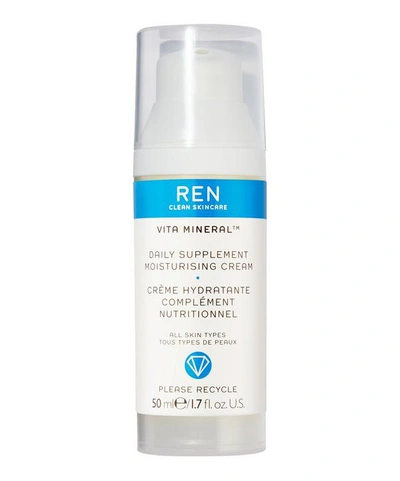 Ren Vita Mineral&trade; Daily Supplement Moisturising Cream In Cream, Multi, Cranberry, Zinc, Copper
