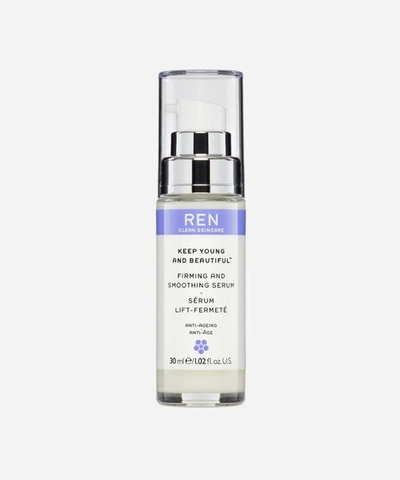 Ren Keep Young And Beautiful&trade; Firming And Smoothing Serum In Multi, Cream, Natural, Aqua, Wheat, Zinc, Copper, Sunflower