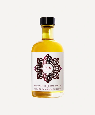 Ren Moroccan Rose Otto Bath Oil 110ml In Rose, Natural