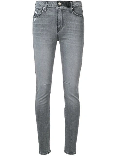 Rta Nova Mid-rise Skinny Jeans In Grey