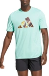Adidas Originals Adidas D4m Hiit Training T-shirt Man T-shirt Turquoise Size S Recycled Polyester In Blue