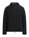 Homeward Clothes Man Overcoat & Trench Coat Black Size Xl Polyester, Elastane