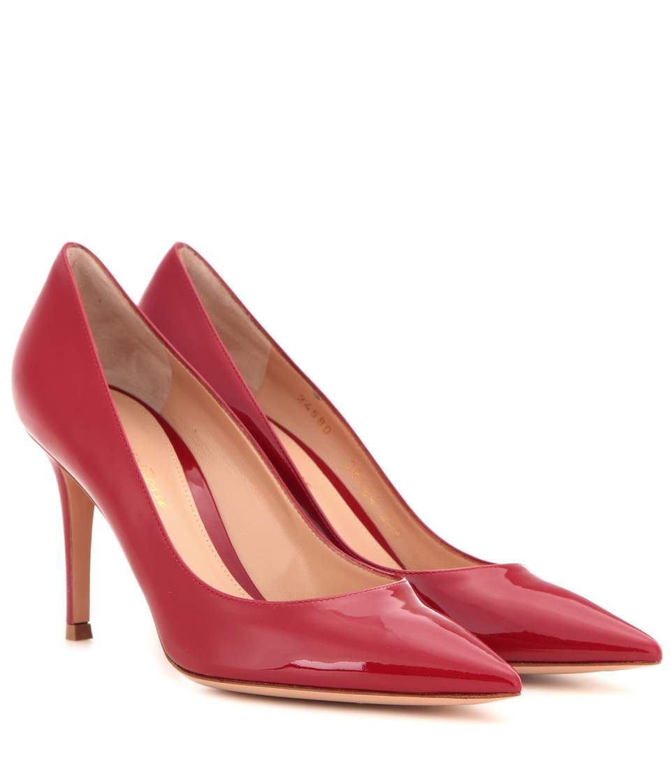 Gianvito Rossi Gianvito 85 Patent Leather Pumps In Graeata | ModeSens