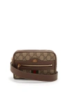 Gucci Ophidia Small Box Vintage Gg Logo Belt-bag In Beige Multi