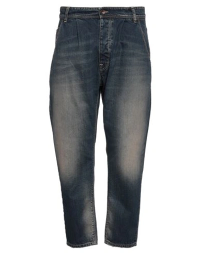 Novemb3r Man Jeans Blue Size 33 Cotton, Polyester