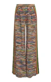 Missoni Wide Leg Multicolored Pant In Red